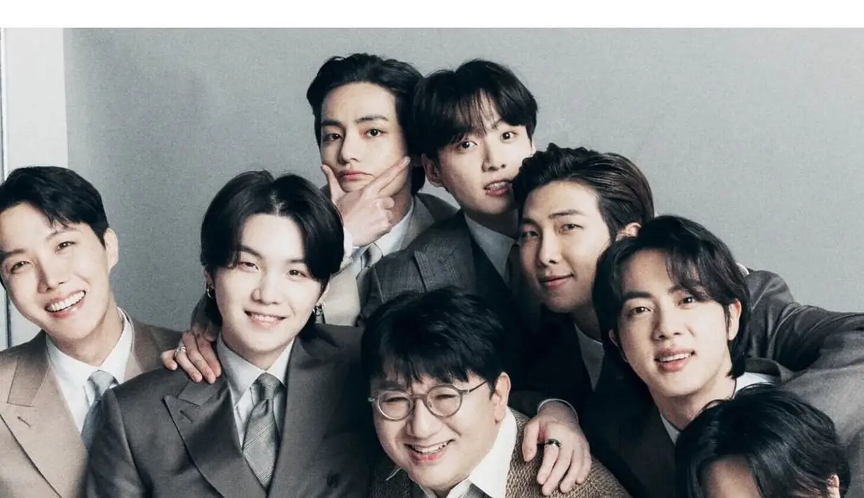 Bang Si Hyuk dan BTS. (Instagram/ hitmanb72)