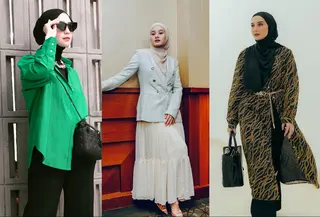 Inspirasi tampil berkelas dan elegan untuk pengguna hijab.
