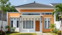 7 Gambar Rumah Minimalis Cat Orange, Pancarkan Kesan Hangat dan Ceria