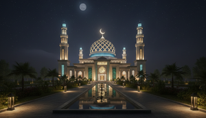 Ilustrasi Masjid (created by AI)