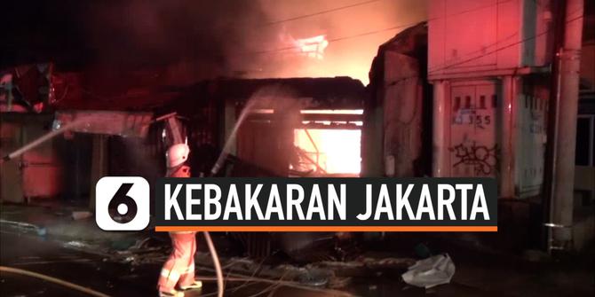 VIDEO: 5 Ruko di Batusari Palmerah Terbakar