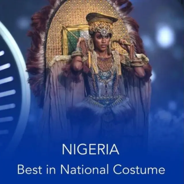 Dirancang Desainer Filipina, Nigeria Menangkan Kostum Nasional Terbaik Miss Universe 2021