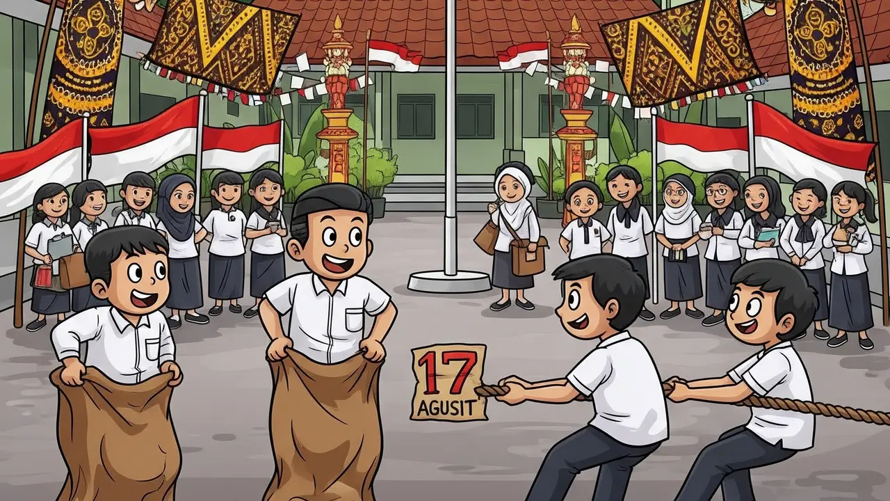 Kegiatan Lomba 17 Agustus di Sekolah
