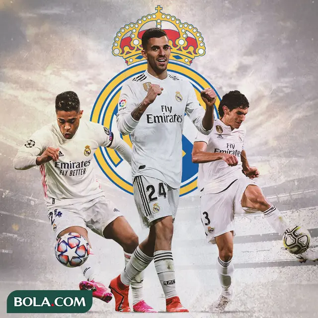 Real Madrid - Mariano Diaz, Dani Ceballos, Jesus Vallejo