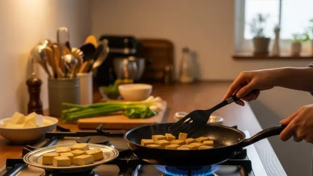 Teknik Menggoreng Tahu