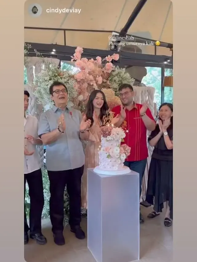 7 Potret Pesta Ulang Tahun Raline Shah ke 39, Tampil Menawan