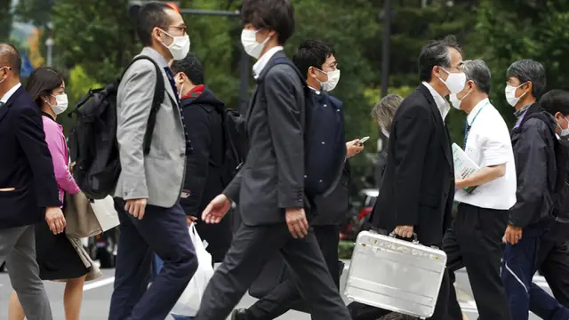 FOTO: Tokyo Konfirmasi Penambahan Kasus Baru COVID-19