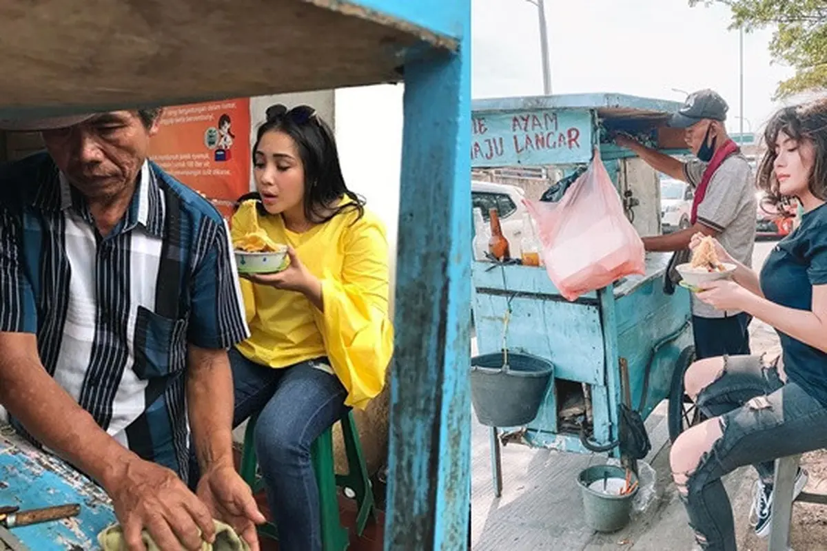 Punya Kehidupan Mewah, 6 Seleb Ini Tak Malu Makan di Pinggir Jalan