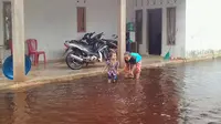 Banjir melanda Riau (Liputan6.com / M.Syukur)