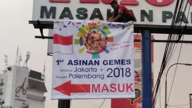Manfaatkan Asian Games 2018, Pedagang Bikin Promo Kocak Abis