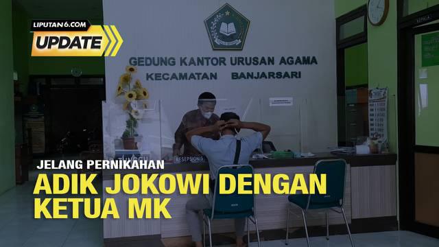 Persiapan acara pernikahan adik Presiden Joko Widodo, Idayati, dengaan Ketua Mahkaman Konstitusi (MK) Anwar Usman sudah terus dikebut.
