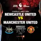 Newcastle United vs Manchester United (Liputan6.com/Abdillah)