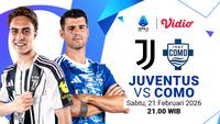 Link Live Streaming Liga Italia di Vidio Malam Ini: Juventus Vs Como 1907