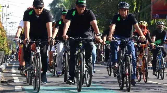 Kota Kediri Sebagai Finalis Kota Sedang/Kecil Ramah Sepeda.