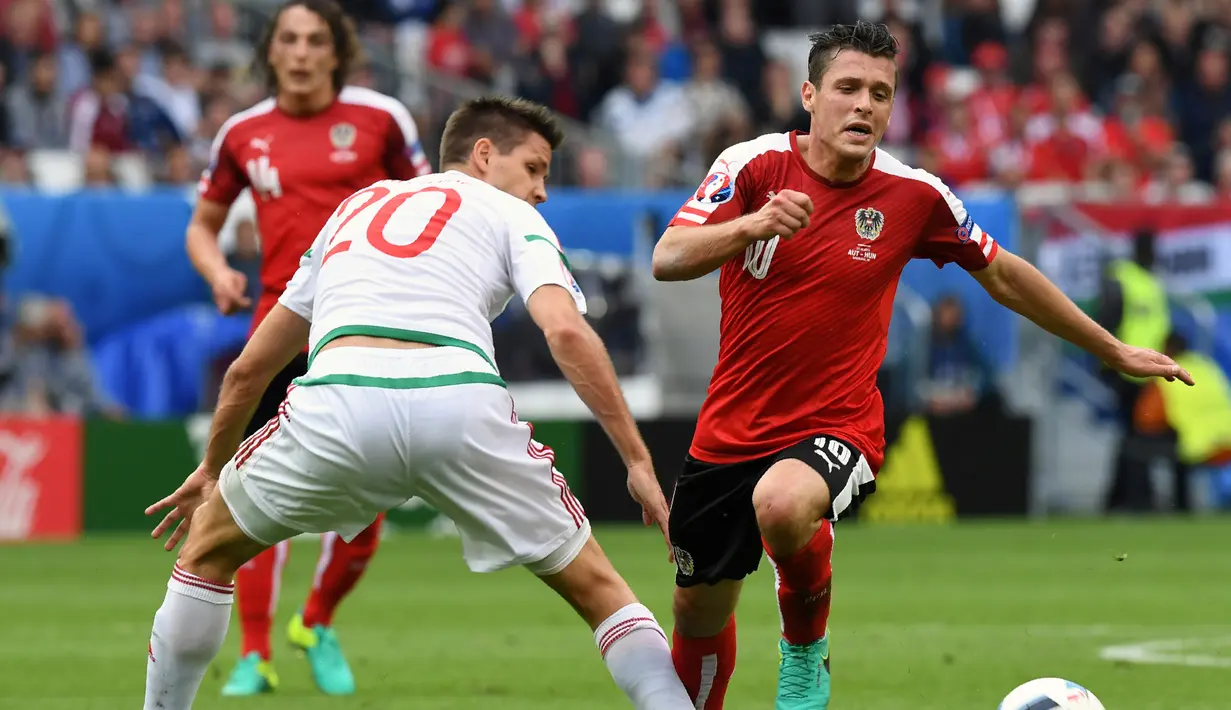 Zlatko Junuzovic lahir di Loznica, kota Serbia. Selama periode konflik di Yugoslavia, keluarganya pindah ke Austria ketika dia berusia lima tahun di awal 1990-an. (AFP/Mehdi Fedouach)