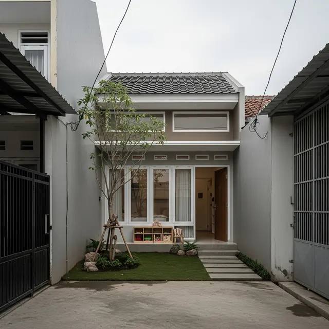 9 Desain Rumah Minimalis Ramah Anak di Gang Sempit, Ciptakan Hunian Aman