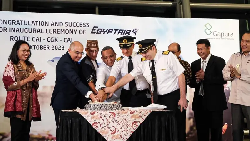 Kini Tersedia Penerbangan Langsung Egypt Air Rute Mesir-Jakarta, Menparekraf Bisa Perkuat Sektor Parekraf