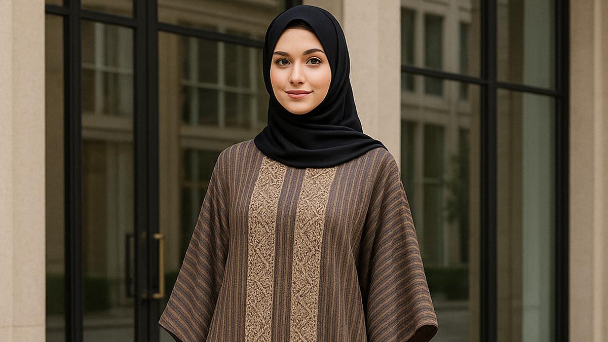 8 Model Gamis Lurik Kombinasi Brokat Tren Terbaru 2025, Pilihan Elegan dan Anggun