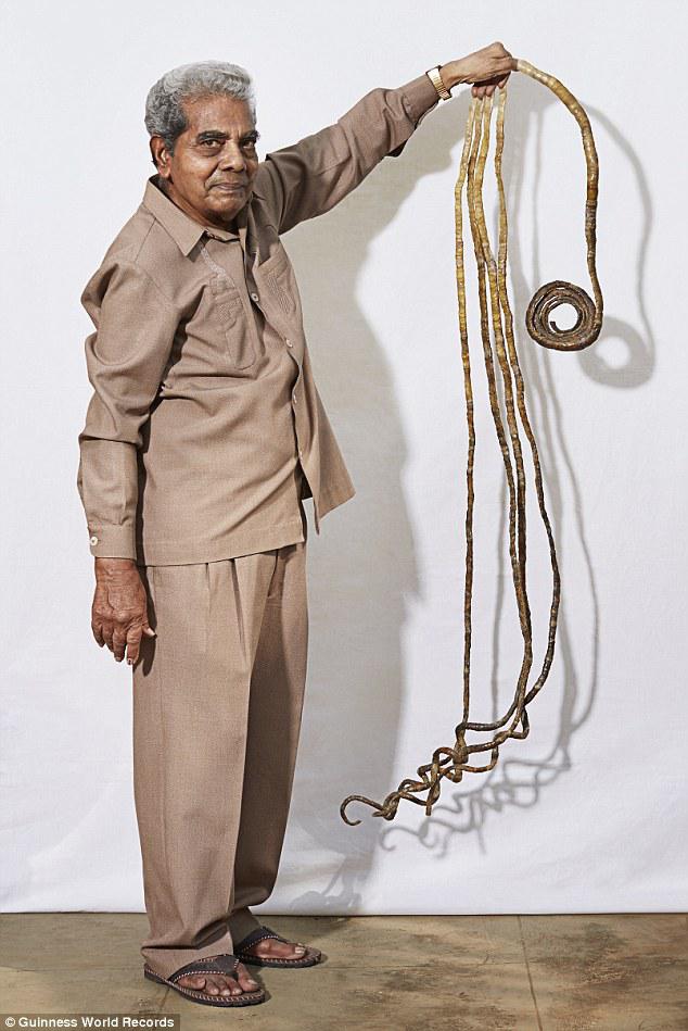 Tak Potong Kuku Selama 62 Tahun, Shridhar Chillal Tercatat di Guiness ...