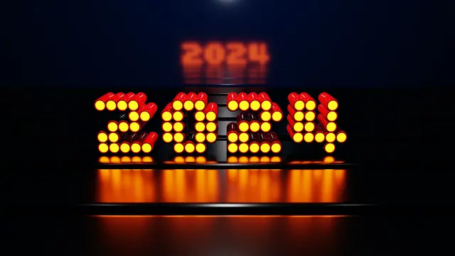 Ilustrasi Tahun Baru 2024