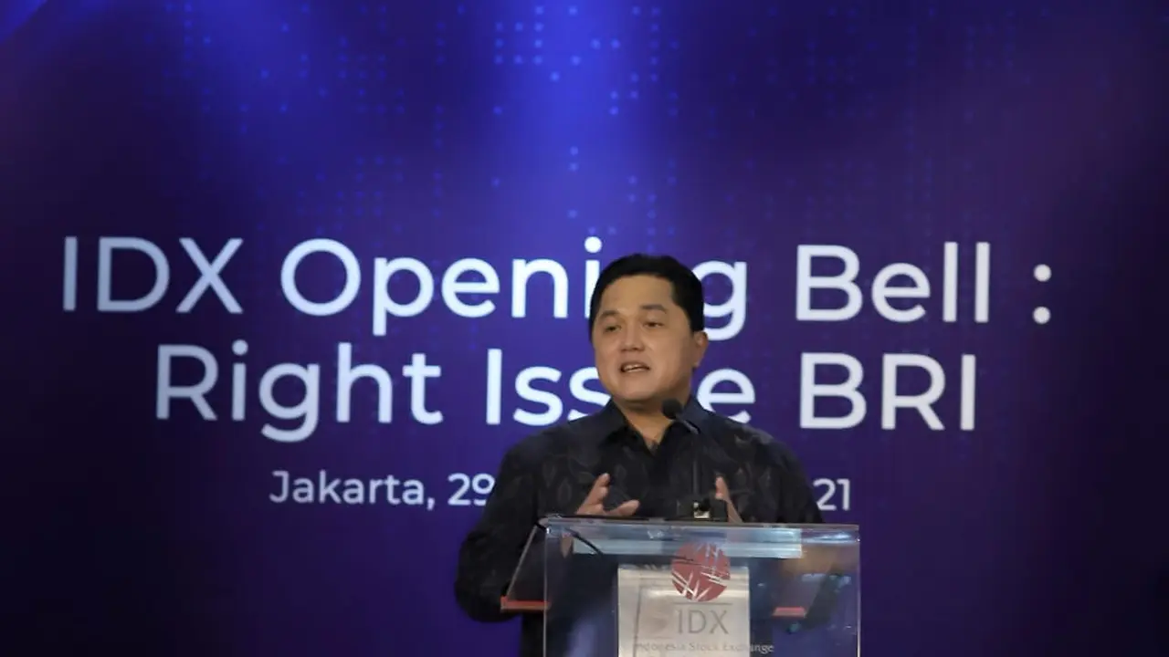 Menteri BUMN RI Erick Thohir