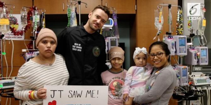 VIDEO: Justin Timberlake Kunjungi RS Anak di Tengah Tur