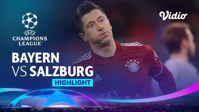 Berita Video, Highligts Leg Kedua Babak 16 Besar Liga Champions antara Bayern Munchen Vs RB Salzburg pada Rabu (9/3/2022)