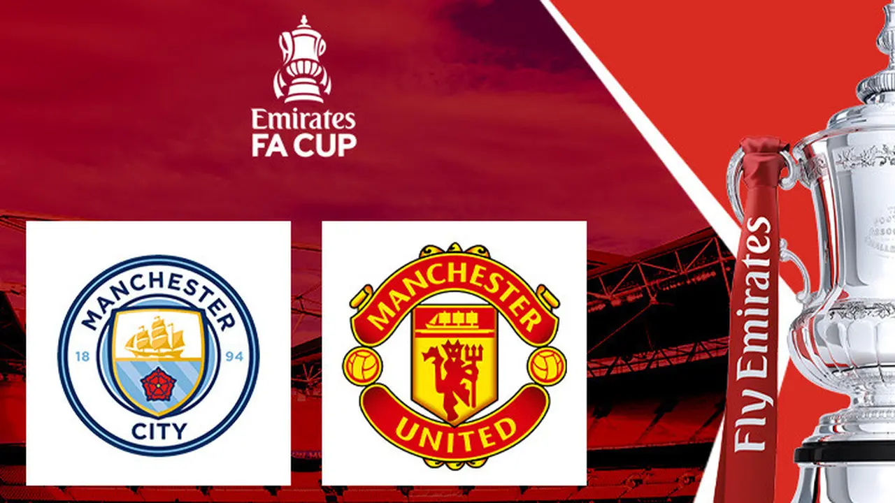 Piala FA - Man City Vs MU_Logo