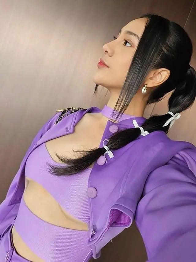 Anya Geraldine berdandan ala idol Korea (Instagram/anyageraldine)