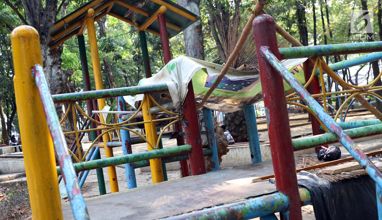 Foto Kondisi Taman Puring Memprihatinkan News Liputan6 Com