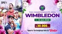 Link Siaran Langsung Grand Slam Wimbledon 2024 di Vidio Pekan Ini. (Sumber: dok. vidio.com)