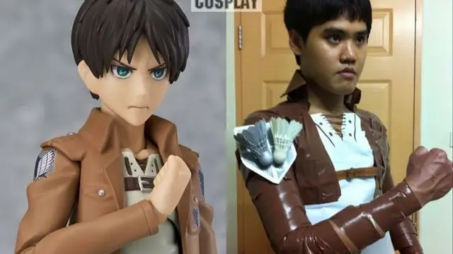 6 Cosplay Low Budget Eren Yeager Attack On Titan Ini Kocak