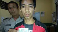 Simpatisan ISIS yang ditangkap di jalan raya Prabumulih, Sumsel (Liputan6.com / ist - Nefri Inge)