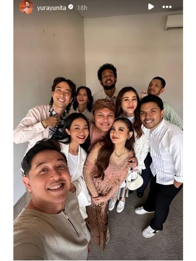 7 Potret Tamu Artis di Tasyakuran 7 Bulanan Mahalini, Lyodra Gandeng Randy Martin