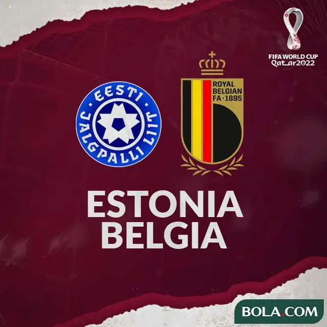 Kualifikasi Piala Dunia - Estonia Vs Belgia