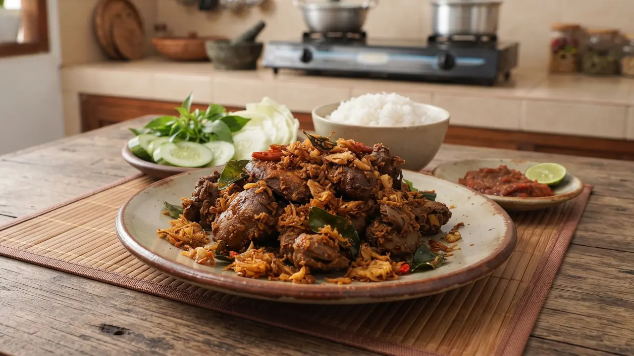 Resep Ati Ampela Goreng Lengkuas