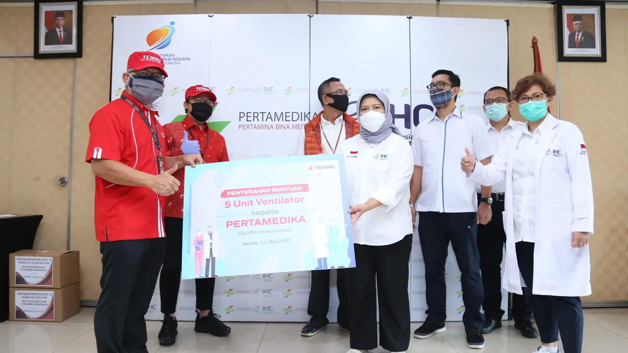 Telkomsel Sumbang 100 Ribu Unit APD dan Bansos Senilai Rp 25 Miliar untuk Penanganan Covid-19