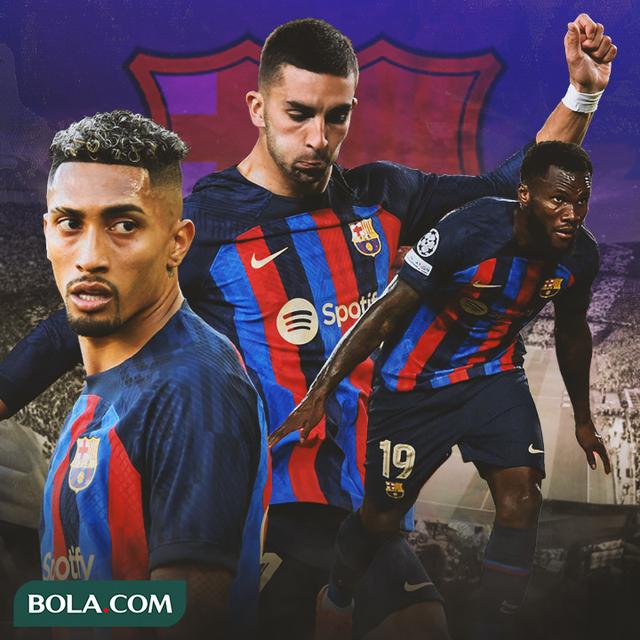 Barcelona - Franck Kessie, Ferran Torres, Raphinha