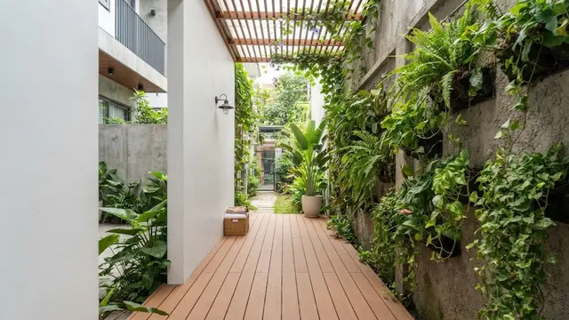 Model Selasar Samping Rumah yang Sempit