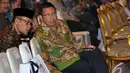 Menteri Agama Lukman Hakim Saifuddin (batik hijau) tampak hadir di acara Konferensi Nasional Pemberantasan Korupsi 2014, Jakarta, Selasa (2/12/2014). (Liputan6.com/Miftahul Hayat)