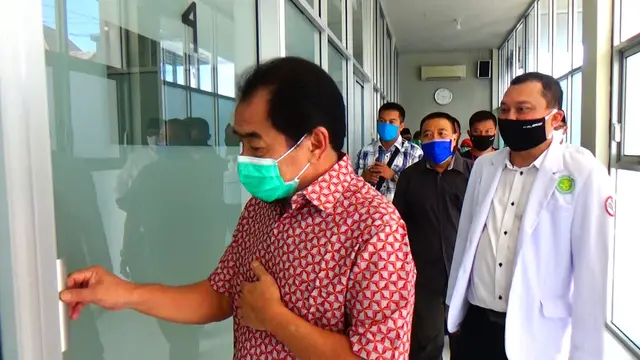 RSI Banjarnegara Sulap Lahan Parkir Jadi Ruang Isolasi Covid-19. (Foto: Liputan6.com/Ook untuk Rudal Afgani)