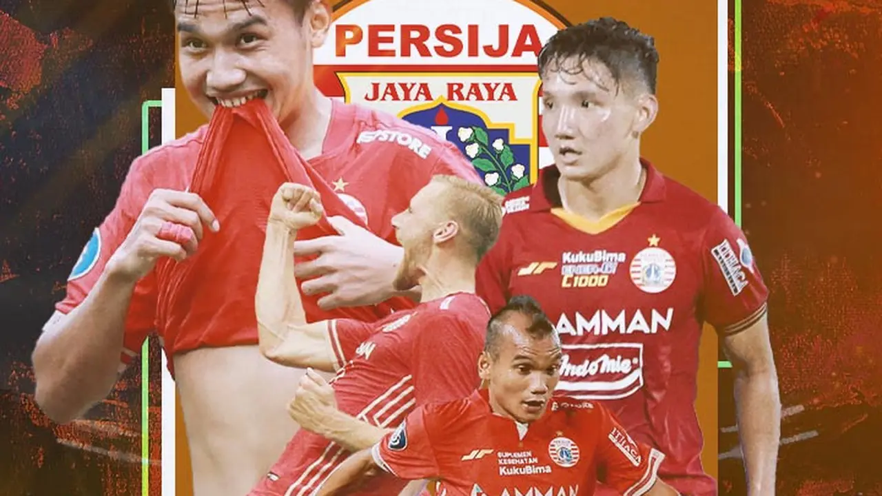 Persija Jakarta - Witan Sulaeman, Hanno Behrens, Riko Simanjuntak, Syahrian Abimanyu