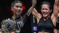 Atlet Mix Martial Arts Tiffany Teo bakal menantang juara bertahan Xiongg Jing Nan untuk memperebutkan gelar Juara Dunia ONE Womens's Strawweight. (Foto: One Championship)