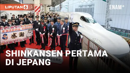 VIDEO: Kereta Peluru Pertama di Jepang Rayakan Ulang Tahun ke-60