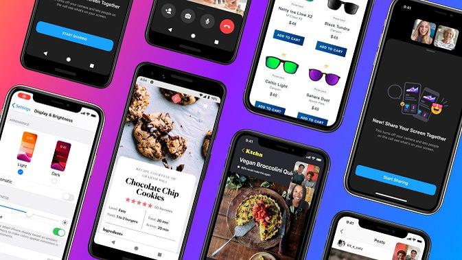 Facebook baru saja mengumumkan kehadiran fitur Screen Sharing untuk pengguna Messenger di iOS dan Android. (Doc. Facebook)