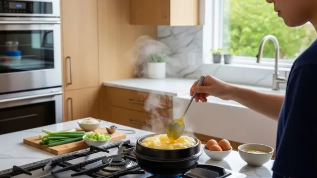 Membuat Telur Kukus ala Korea