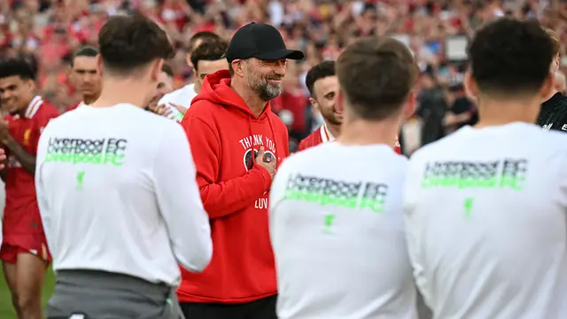 Foto: Momen Haru Perpisahan Jurgen Klopp Bersama Liverpool