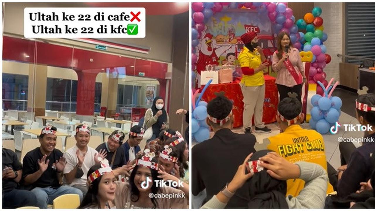 Viral Momen Ultah ke-22 di Restoran Siap Saji Ini Bikin Nostalgia, Kenang Masa Kecil