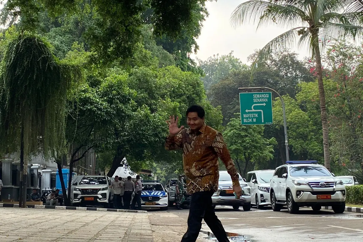 Politisi senior Maruarar Sirait menyambangi kediaman Prabowo di Jalan Kertanegara, Jakarta Selatan, pada Selasa (14/10/2024).