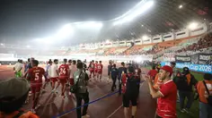 2.625 Suporter Timnas Bentuk Human Mural BELIEVE di GBK, Pecahkan Rekor MURI